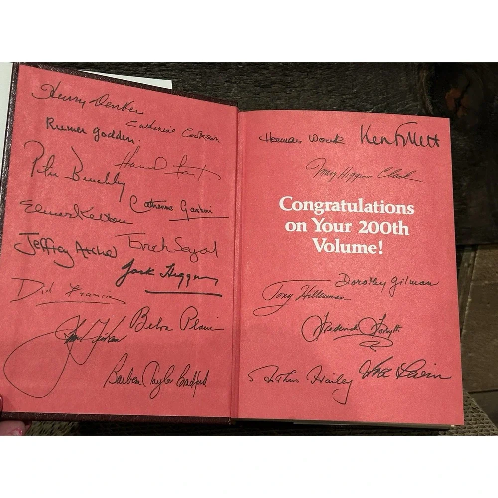 46 Authors Autographs Readers‎ Digest Condensed Books, Signed 200th Volume 2